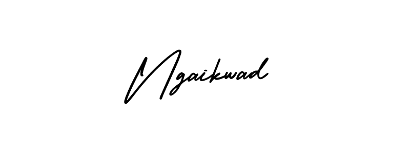 AmerikaSignatureDemo-Regular is a professional signature style that is perfect for those who want to add a touch of class to their signature. It is also a great choice for those who want to make their signature more unique. Get Ngaikwad name to fancy signature for free. Ngaikwad signature style 3 images and pictures png