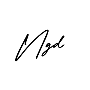 The best way (AmerikaSignatureDemo-Regular) to make a short signature is to pick only two or three words in your name. The name Ngd include a total of six letters. For converting this name. Ngd signature style 3 images and pictures png