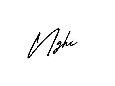 How to Draw Nghi signature style? AmerikaSignatureDemo-Regular is a latest design signature styles for name Nghi. Nghi signature style 3 images and pictures png