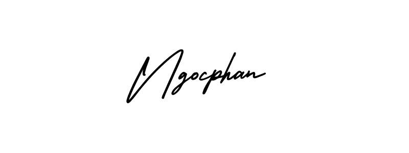 It looks lik you need a new signature style for name Ngocphan. Design unique handwritten (AmerikaSignatureDemo-Regular) signature with our free signature maker in just a few clicks. Ngocphan signature style 3 images and pictures png