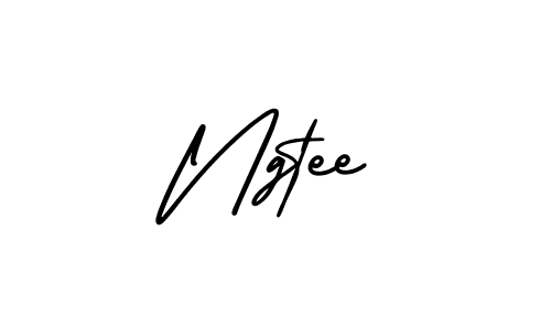 How to make Ngtee signature? AmerikaSignatureDemo-Regular is a professional autograph style. Create handwritten signature for Ngtee name. Ngtee signature style 3 images and pictures png