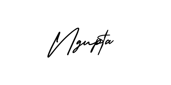 It looks lik you need a new signature style for name Ngupta. Design unique handwritten (AmerikaSignatureDemo-Regular) signature with our free signature maker in just a few clicks. Ngupta signature style 3 images and pictures png