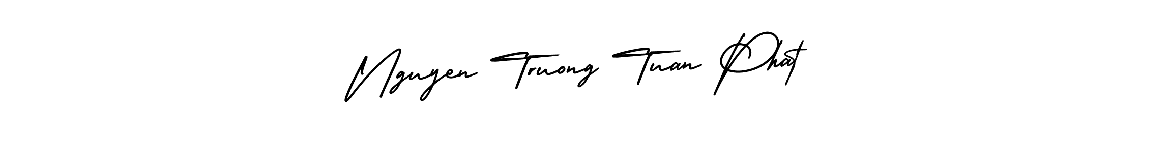 The best way (AmerikaSignatureDemo-Regular) to make a short signature is to pick only two or three words in your name. The name Nguyen Truong Tuan Phat include a total of six letters. For converting this name. Nguyen Truong Tuan Phat signature style 3 images and pictures png