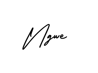 You should practise on your own different ways (AmerikaSignatureDemo-Regular) to write your name (Ngwe) in signature. don't let someone else do it for you. Ngwe signature style 3 images and pictures png