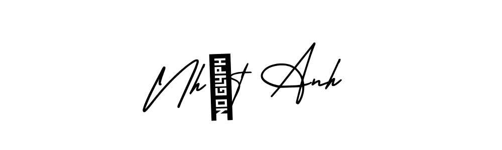 How to Draw Nhật Anh signature style? AmerikaSignatureDemo-Regular is a latest design signature styles for name Nhật Anh. Nhật Anh signature style 3 images and pictures png