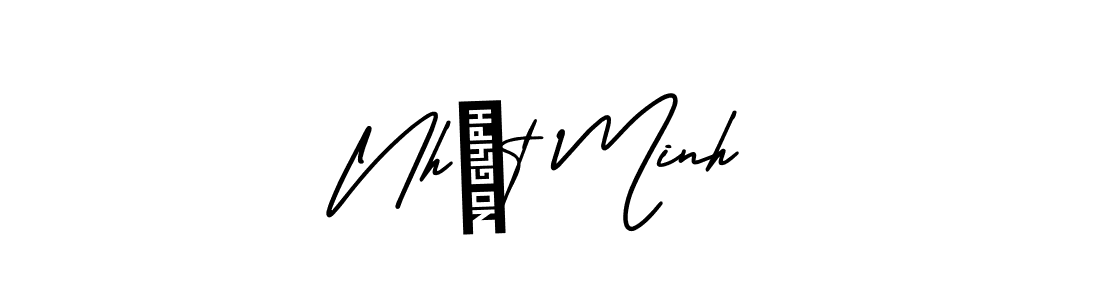 How to Draw Nhật Minh signature style? AmerikaSignatureDemo-Regular is a latest design signature styles for name Nhật Minh. Nhật Minh signature style 3 images and pictures png