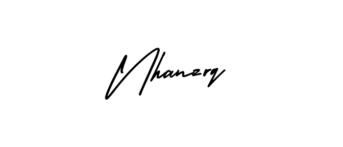 Also You can easily find your signature by using the search form. We will create Nhanzrq name handwritten signature images for you free of cost using AmerikaSignatureDemo-Regular sign style. Nhanzrq signature style 3 images and pictures png