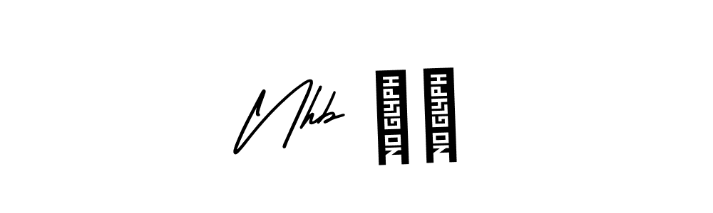 How to Draw Nhb ❤️ signature style? AmerikaSignatureDemo-Regular is a latest design signature styles for name Nhb ❤️. Nhb ❤️ signature style 3 images and pictures png