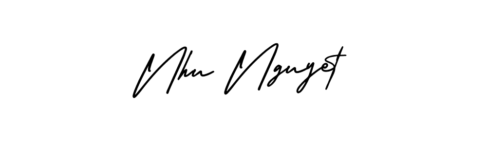 Once you've used our free online signature maker to create your best signature AmerikaSignatureDemo-Regular style, it's time to enjoy all of the benefits that Nhu Nguyet name signing documents. Nhu Nguyet signature style 3 images and pictures png