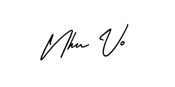 if you are searching for the best signature style for your name Nhu Vo. so please give up your signature search. here we have designed multiple signature styles  using AmerikaSignatureDemo-Regular. Nhu Vo signature style 3 images and pictures png