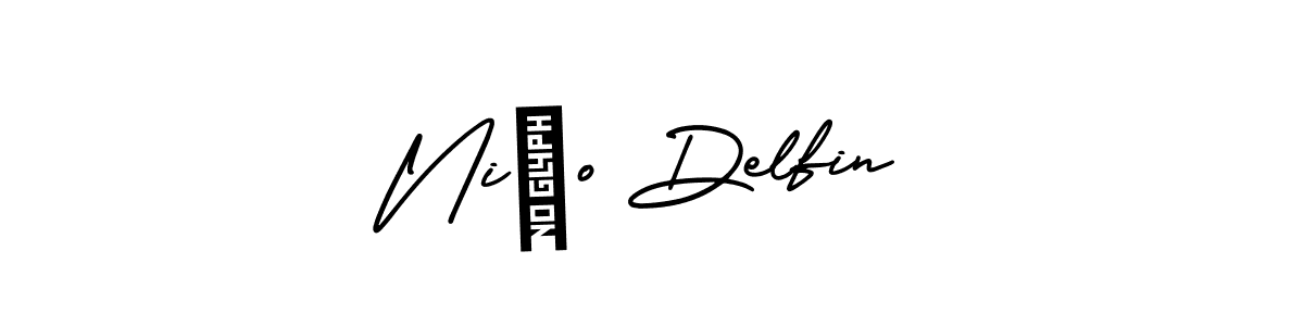 Make a beautiful signature design for name Niño Delfin. Use this online signature maker to create a handwritten signature for free. Niño Delfin signature style 3 images and pictures png
