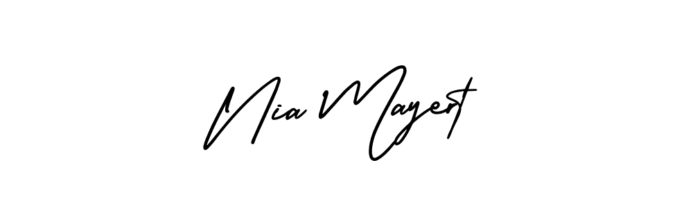 Once you've used our free online signature maker to create your best signature AmerikaSignatureDemo-Regular style, it's time to enjoy all of the benefits that Nia Mayert name signing documents. Nia Mayert signature style 3 images and pictures png