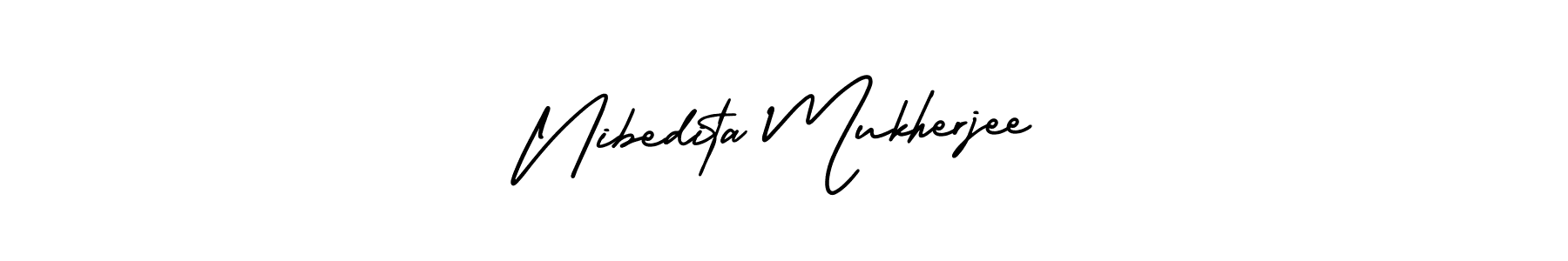 Use a signature maker to create a handwritten signature online. With this signature software, you can design (AmerikaSignatureDemo-Regular) your own signature for name Nibedita Mukherjee. Nibedita Mukherjee signature style 3 images and pictures png