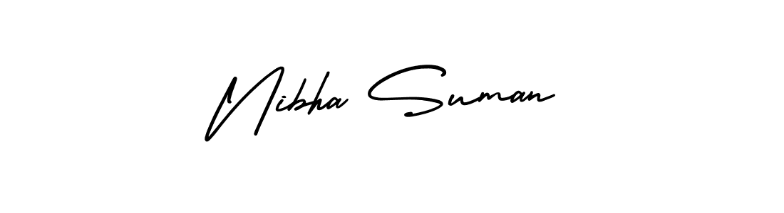 Check out images of Autograph of Nibha Suman name. Actor Nibha Suman Signature Style. AmerikaSignatureDemo-Regular is a professional sign style online. Nibha Suman signature style 3 images and pictures png