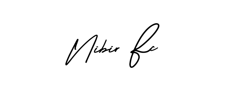 Make a beautiful signature design for name Nibir Fc. Use this online signature maker to create a handwritten signature for free. Nibir Fc signature style 3 images and pictures png