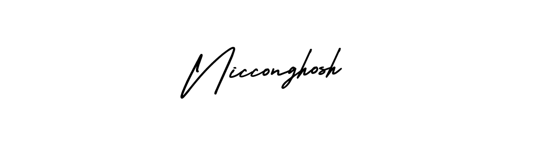 Make a short Nicconghosh signature style. Manage your documents anywhere anytime using AmerikaSignatureDemo-Regular. Create and add eSignatures, submit forms, share and send files easily. Nicconghosh signature style 3 images and pictures png