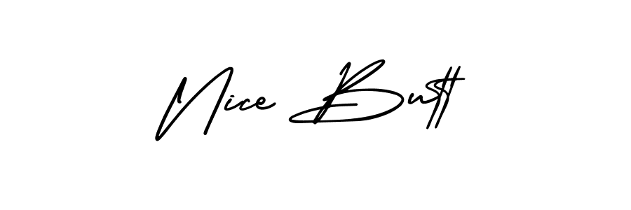 Make a beautiful signature design for name Nice Butt. With this signature (AmerikaSignatureDemo-Regular) style, you can create a handwritten signature for free. Nice Butt signature style 3 images and pictures png