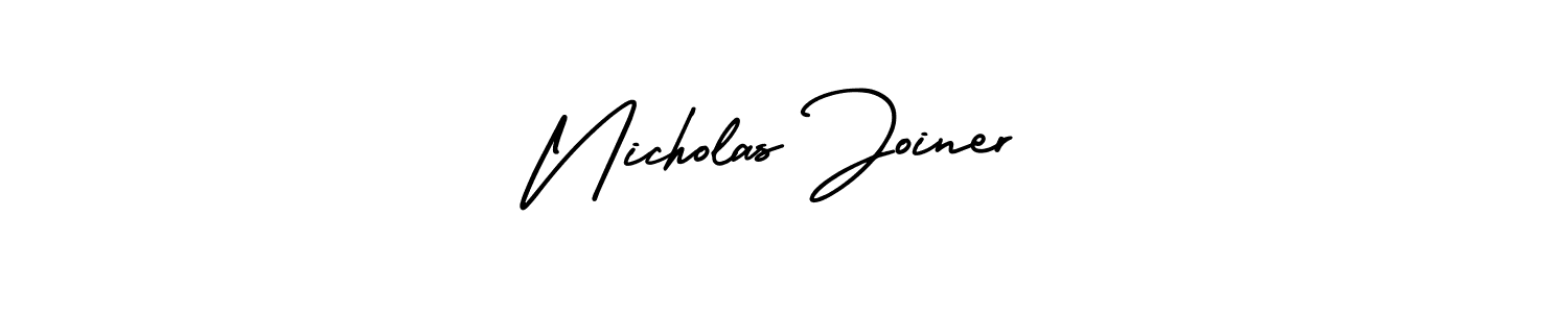 You can use this online signature creator to create a handwritten signature for the name Nicholas Joiner. This is the best online autograph maker. Nicholas Joiner signature style 3 images and pictures png