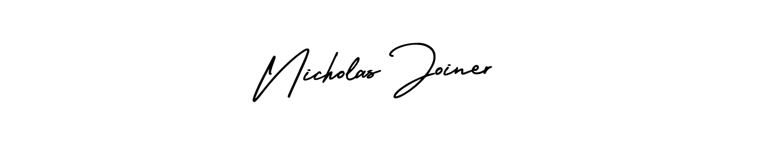 Best and Professional Signature Style for Nicholas Joiner. AmerikaSignatureDemo-Regular Best Signature Style Collection. Nicholas Joiner signature style 3 images and pictures png