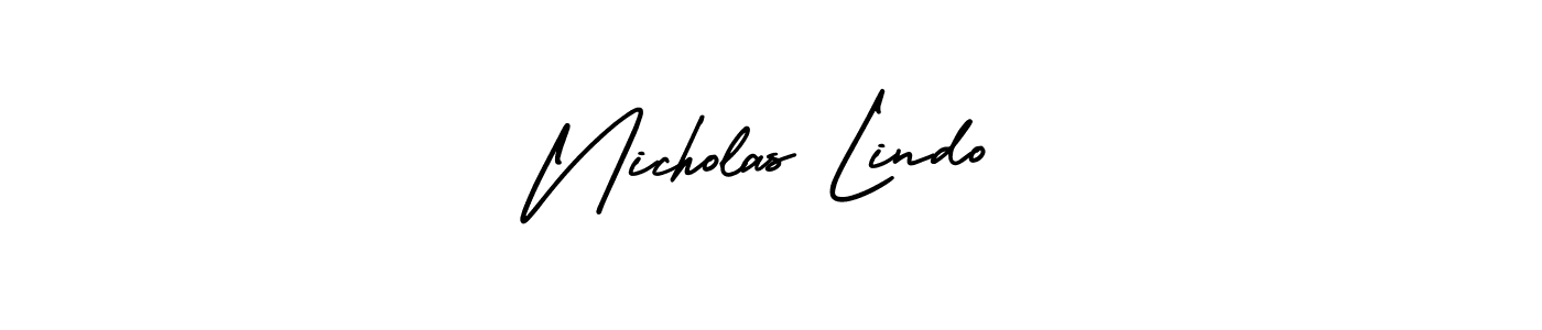 Here are the top 10 professional signature styles for the name Nicholas Lindo. These are the best autograph styles you can use for your name. Nicholas Lindo signature style 3 images and pictures png