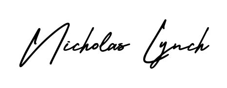 Discover how Nicholas Lynch looks in an executive cursive font (AmerikaSignatureDemo-Regular). Perfect for legal documents, invoices, and certificates. Nicholas Lynch signature style 3 images and pictures png