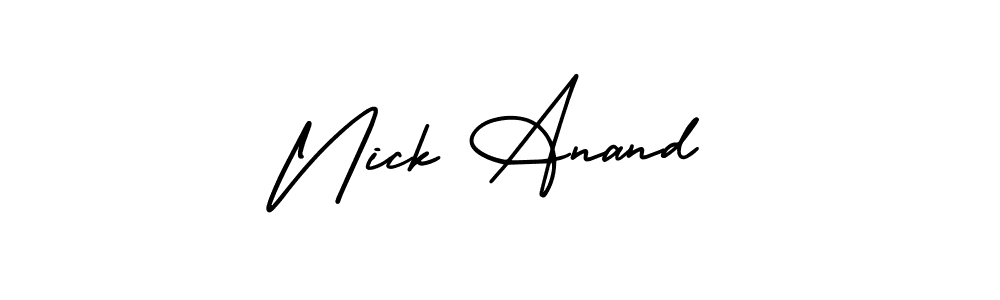 You can use this online signature creator to create a handwritten signature for the name Nick Anand. This is the best online autograph maker. Nick Anand signature style 3 images and pictures png