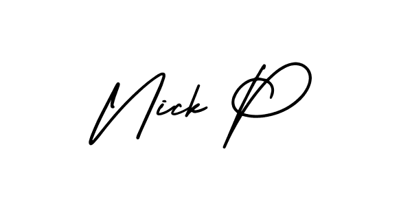 This is the best signature style for the Nick P name. Also you like these signature font (AmerikaSignatureDemo-Regular). Mix name signature. Nick P signature style 3 images and pictures png