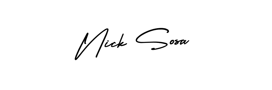 Also we have Nick Sosa name is the best signature style. Create professional handwritten signature collection using AmerikaSignatureDemo-Regular autograph style. Nick Sosa signature style 3 images and pictures png
