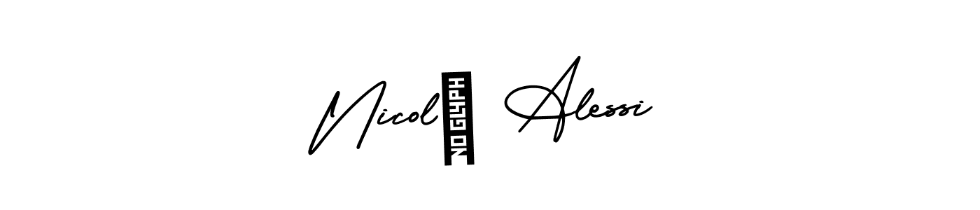 It looks lik you need a new signature style for name Nicolò Alessi. Design unique handwritten (AmerikaSignatureDemo-Regular) signature with our free signature maker in just a few clicks. Nicolò Alessi signature style 3 images and pictures png