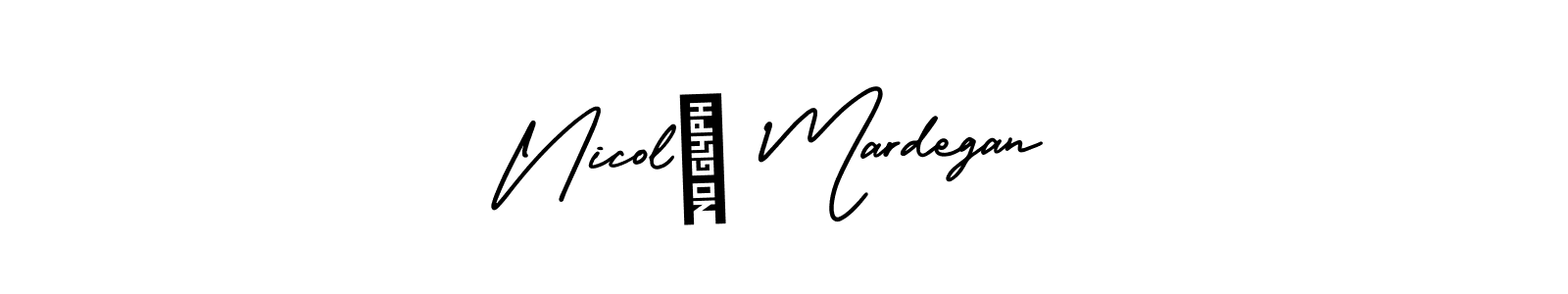 Design your own signature with our free online signature maker. With this signature software, you can create a handwritten (AmerikaSignatureDemo-Regular) signature for name Nicolò Mardegan. Nicolò Mardegan signature style 3 images and pictures png