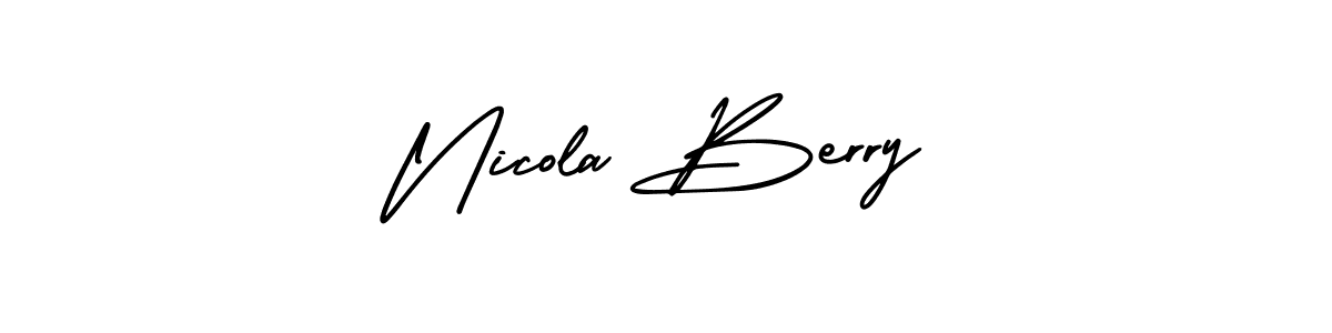 Make a beautiful signature design for name Nicola Berry. Use this online signature maker to create a handwritten signature for free. Nicola Berry signature style 3 images and pictures png