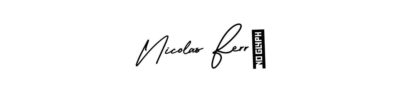 Here are the top 10 professional signature styles for the name Nicolas Ferré. These are the best autograph styles you can use for your name. Nicolas Ferré signature style 3 images and pictures png