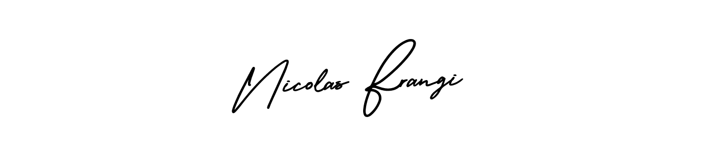 Make a short Nicolas Frangi signature style. Manage your documents anywhere anytime using AmerikaSignatureDemo-Regular. Create and add eSignatures, submit forms, share and send files easily. Nicolas Frangi signature style 3 images and pictures png