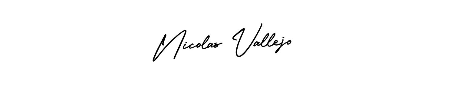 Also You can easily find your signature by using the search form. We will create Nicolas Vallejo name handwritten signature images for you free of cost using AmerikaSignatureDemo-Regular sign style. Nicolas Vallejo signature style 3 images and pictures png