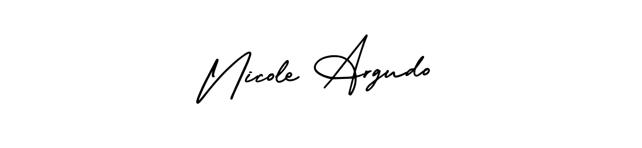 How to make Nicole Argudo signature? AmerikaSignatureDemo-Regular is a professional autograph style. Create handwritten signature for Nicole Argudo name. Nicole Argudo signature style 3 images and pictures png