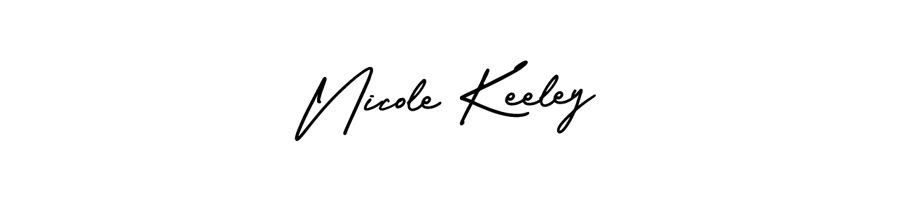 This is the best signature style for the Nicole Keeley name. Also you like these signature font (AmerikaSignatureDemo-Regular). Mix name signature. Nicole Keeley signature style 3 images and pictures png