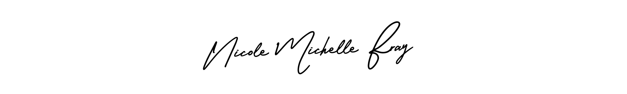 Best and Professional Signature Style for Nicole Michelle Fray. AmerikaSignatureDemo-Regular Best Signature Style Collection. Nicole Michelle Fray signature style 3 images and pictures png