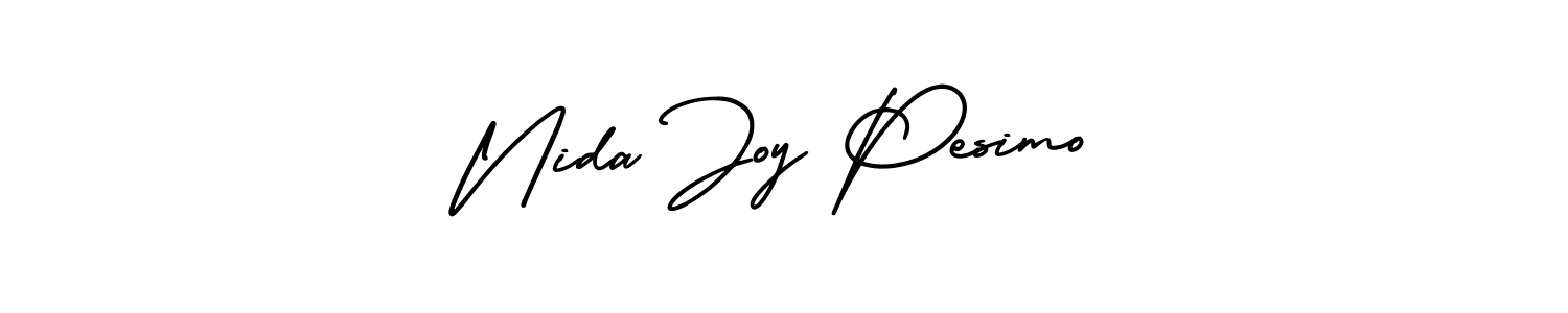 You can use this online signature creator to create a handwritten signature for the name Nida Joy Pesimo. This is the best online autograph maker. Nida Joy Pesimo signature style 3 images and pictures png