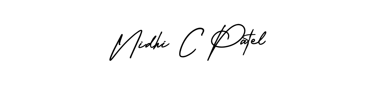 Check out images of Autograph of Nidhi C Patel name. Actor Nidhi C Patel Signature Style. AmerikaSignatureDemo-Regular is a professional sign style online. Nidhi C Patel signature style 3 images and pictures png