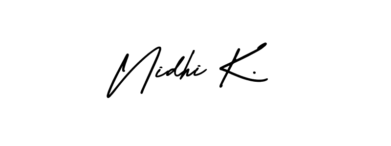 You can use this online signature creator to create a handwritten signature for the name Nidhi K.. This is the best online autograph maker. Nidhi K. signature style 3 images and pictures png