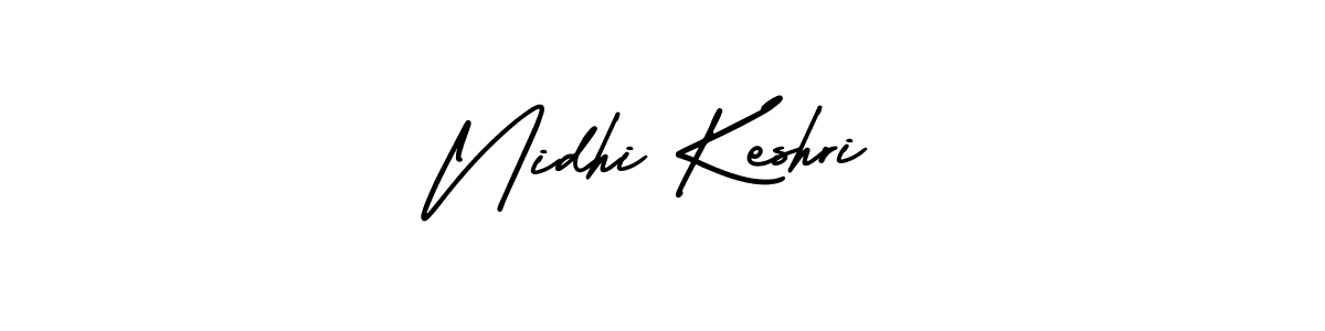 How to make Nidhi Keshri signature? AmerikaSignatureDemo-Regular is a professional autograph style. Create handwritten signature for Nidhi Keshri name. Nidhi Keshri signature style 3 images and pictures png