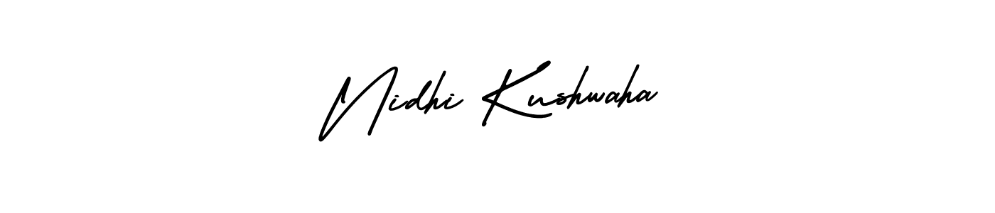 Similarly AmerikaSignatureDemo-Regular is the best handwritten signature design. Signature creator online .You can use it as an online autograph creator for name Nidhi Kushwaha. Nidhi Kushwaha signature style 3 images and pictures png