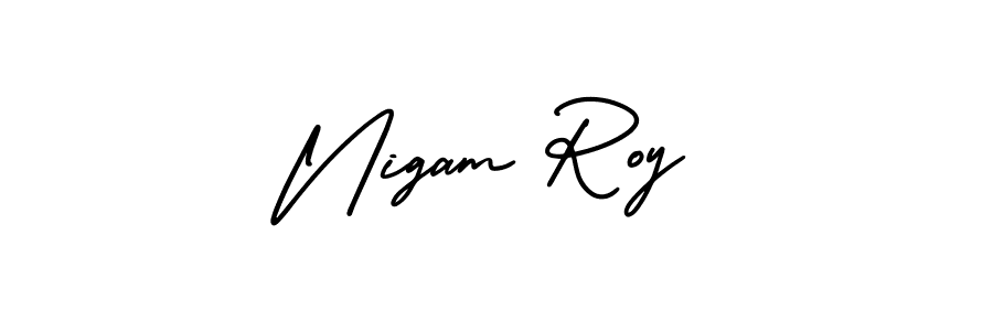 Make a beautiful signature design for name Nigam Roy. Use this online signature maker to create a handwritten signature for free. Nigam Roy signature style 3 images and pictures png