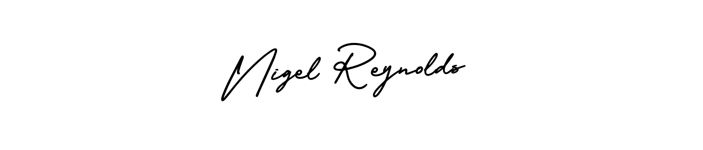 This is the best signature style for the Nigel Reynolds name. Also you like these signature font (AmerikaSignatureDemo-Regular). Mix name signature. Nigel Reynolds signature style 3 images and pictures png