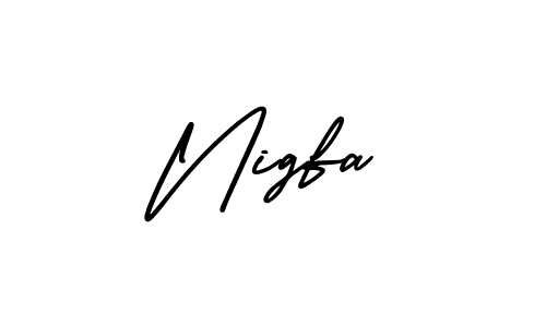 Once you've used our free online signature maker to create your best signature AmerikaSignatureDemo-Regular style, it's time to enjoy all of the benefits that Nigfa name signing documents. Nigfa signature style 3 images and pictures png