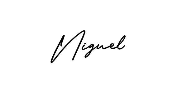 Make a beautiful signature design for name Niguel. Use this online signature maker to create a handwritten signature for free. Niguel signature style 3 images and pictures png