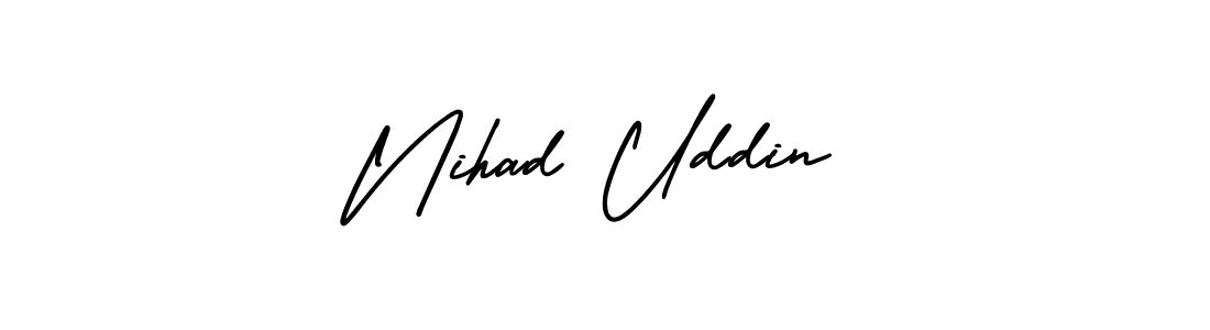 Check out images of Autograph of Nihad Uddin name. Actor Nihad Uddin Signature Style. AmerikaSignatureDemo-Regular is a professional sign style online. Nihad Uddin signature style 3 images and pictures png