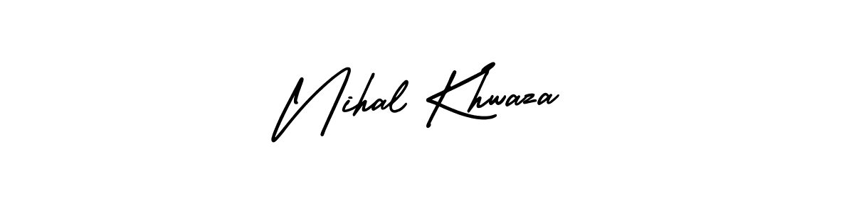 See photos of Nihal Khwaza official signature by Spectra . Check more albums & portfolios. Read reviews & check more about AmerikaSignatureDemo-Regular font. Nihal Khwaza signature style 3 images and pictures png