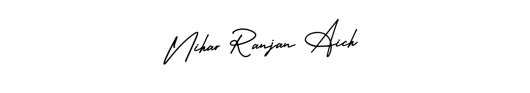 Also You can easily find your signature by using the search form. We will create Nihar Ranjan Aich name handwritten signature images for you free of cost using AmerikaSignatureDemo-Regular sign style. Nihar Ranjan Aich signature style 3 images and pictures png