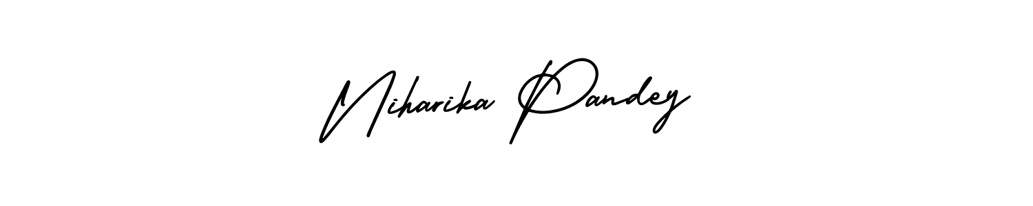 Best and Professional Signature Style for Niharika Pandey. AmerikaSignatureDemo-Regular Best Signature Style Collection. Niharika Pandey signature style 3 images and pictures png